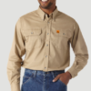 RIGGS WORKWEAR® FR FLAME RESISTANT WORK SHIRT IN KHAKI