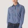 WRANGLER® FR FLAME RESISTANT LONG SLEEVE SOLID IN BLUE