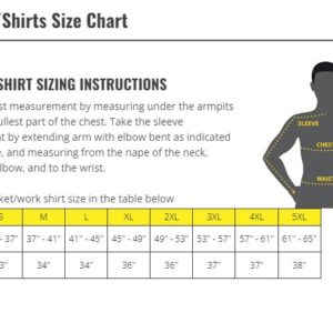 Black Stallion Size Chart