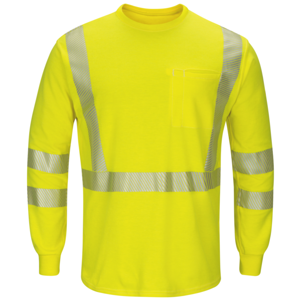 HI-VISIBILITY LIGHTWEIGHT LONG SLEEVE T-SHIRT WITH INSECT SHIELD