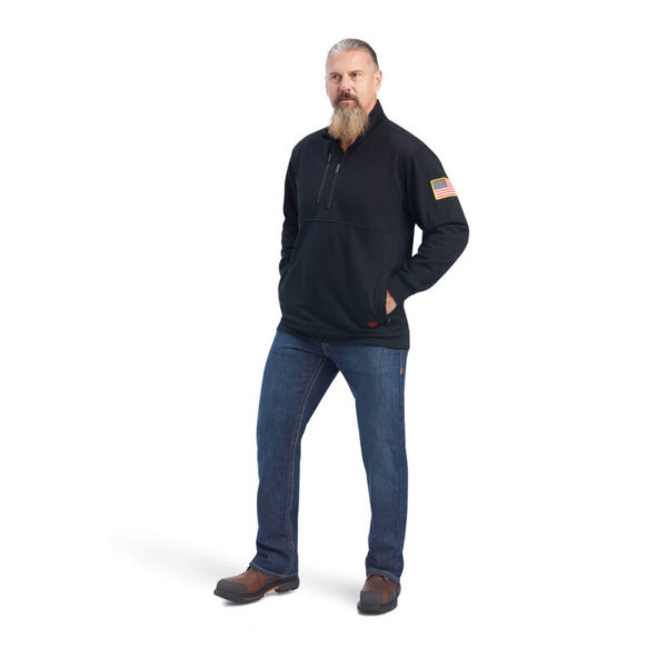 FR Durastrech Fleece 1/2 Zip Job Shirt